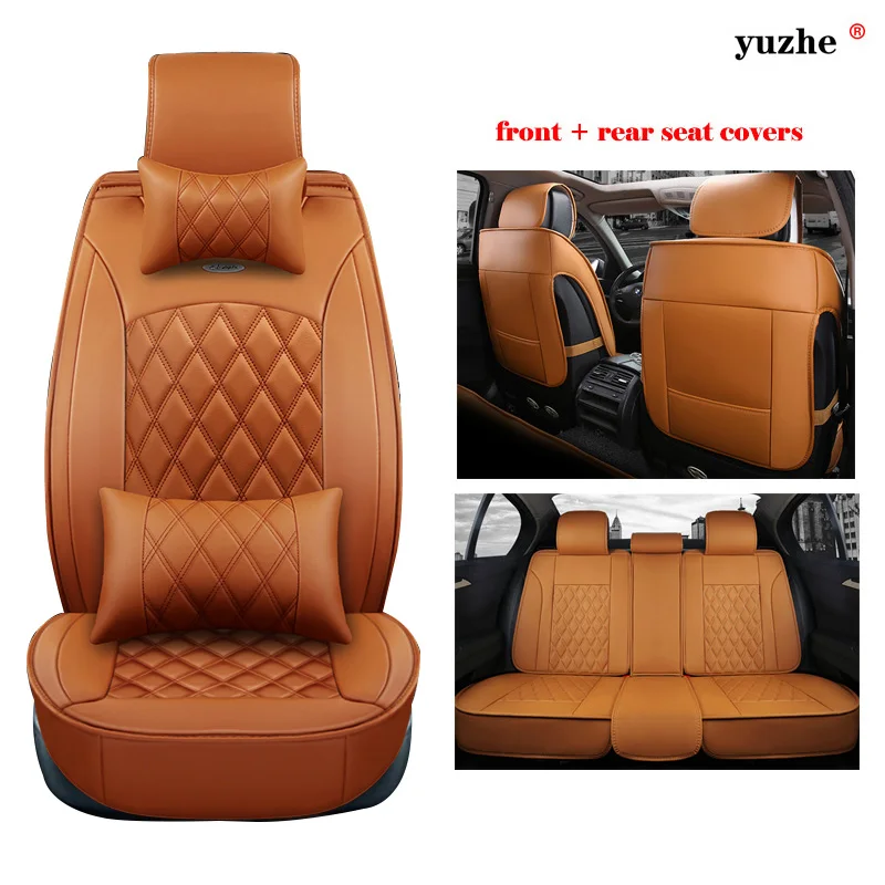 Yuzhe leather car seat cover For Volvo XC60 XC90 S60L S90 V40 V60 S60