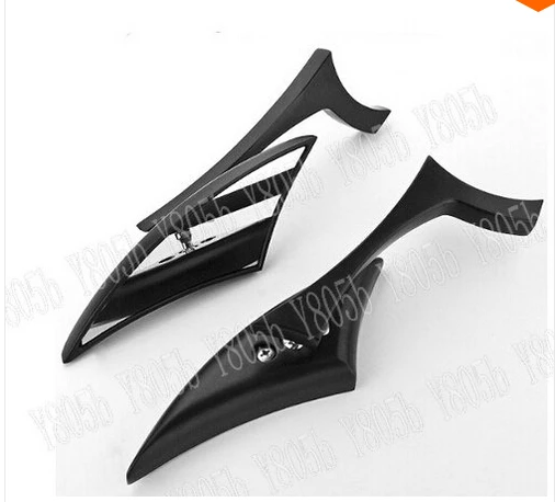 Черные мотоциклетные Задние Зеркала для Honda Shadow Spirit Saber Aero ACE Steed VLX 400 600 1100 DLX VTX1300 1800