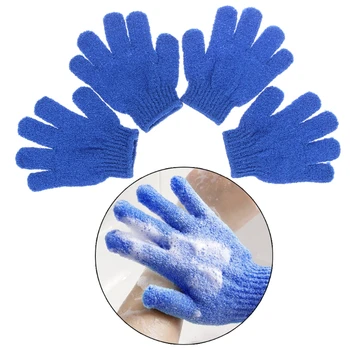 

4Pcs Exfoliationg Gloves Bath And Shower Cleansing Smooth Soft Face Legs Body
