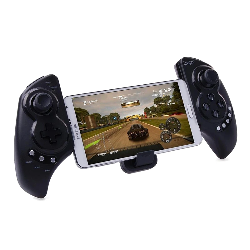 PG-9023 Wireless BT Gamepad Game Controller For Smartphone iOS Android iPad Stretch Holder Stand PG9023 Game Joystick (6)