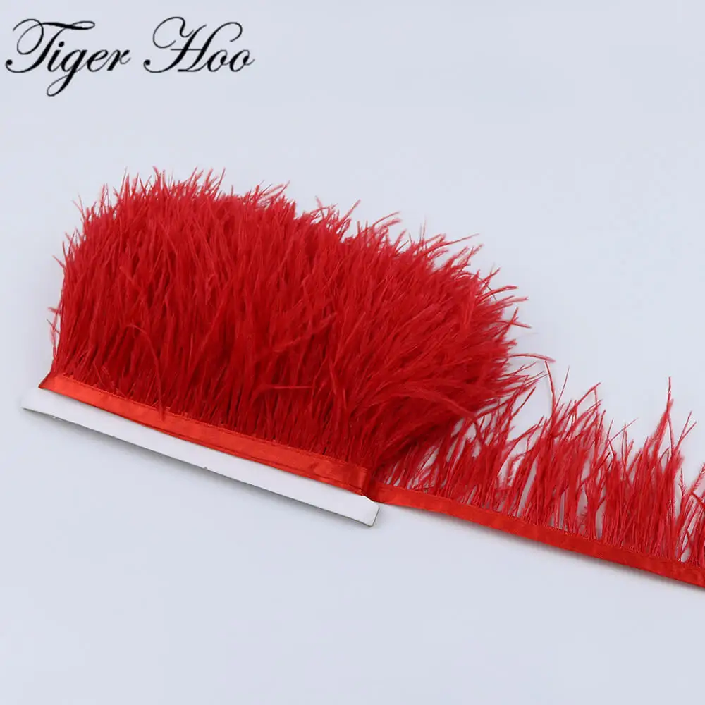 O3 8-10cm ostrich feather trims 4