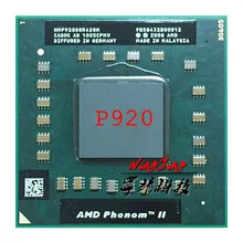 AMD Phenom II Quad-Core Móvel P920 Processador CPU de 1.6 GHz Quad-Core Quad-Thread HMP920SGR42GM Tomada s1