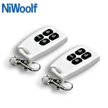 

Wireless Remote Controller 433MHz for our Wifi GSM Alarm System 4 button keychain