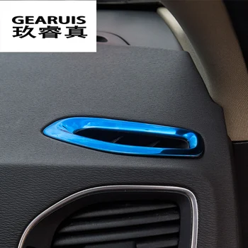 

Car styling AC Outlet Trim Dashboard Air Outlet Frame Decorative Stickers Covers For Volvo V60 S60 Interior auto Accessories