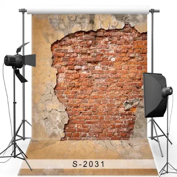 

Brick Wall Vinyl Photography Background For Children Ground New Fabric Flannel Backdrop For Newborn photo studio S2031