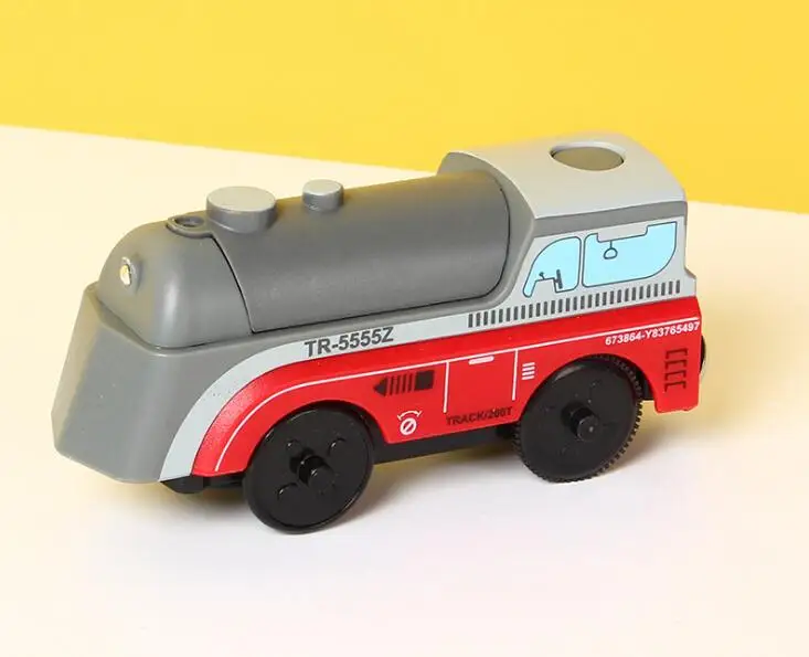 Детские игрушки Электрический поезд Магнитный трек поезд Игрушка совместима с фирменной дорожкой деревянная дорожка Brio развивающая игрушка трек - Цвет: Model 13