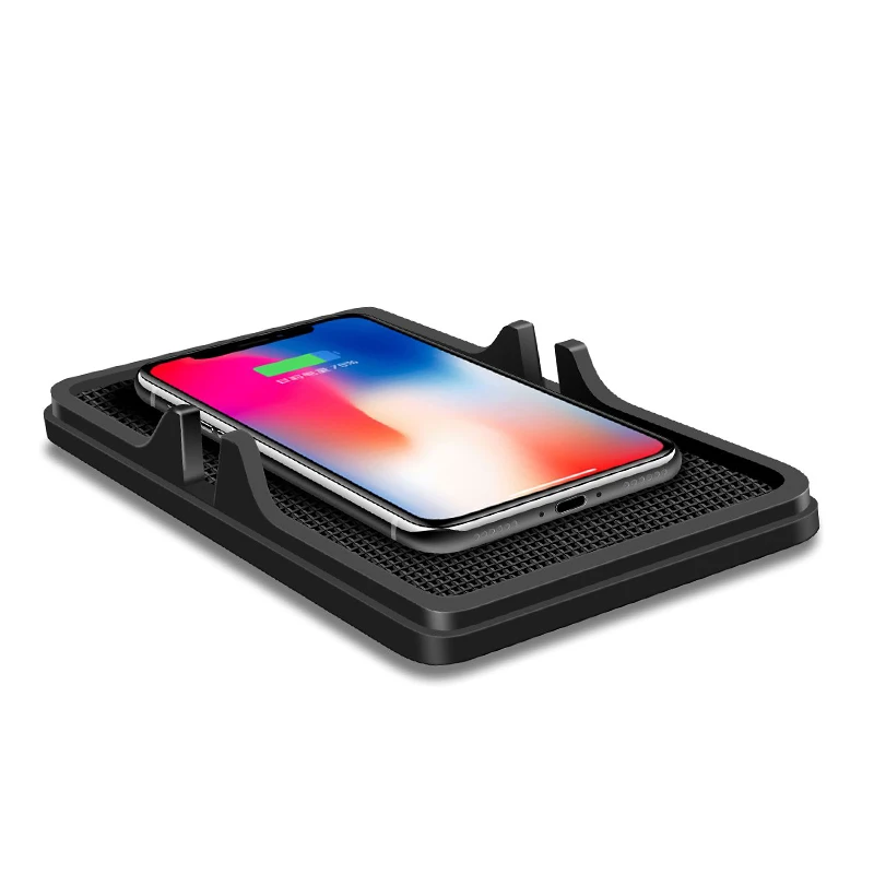 TURATA Qi Беспроводное Автомобильное зарядное устройство для Samsung S8 Plus держатель приборной панели держатель нескользящий Силиконовый Универса... TURATA Qi Беспроводное Автомобильное зарядное устройство для Samsung S8 Plus держатель приборной панели держатель нескользящий Силиконовый Универса...