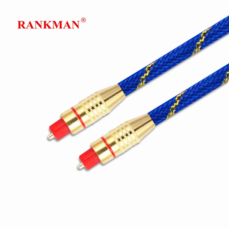 

Rankman Digital Optical Audio Cable Toslink Coaxial Cable SPDIF Cord Fiber Cable for Amplifier PC Sound Bar DVD