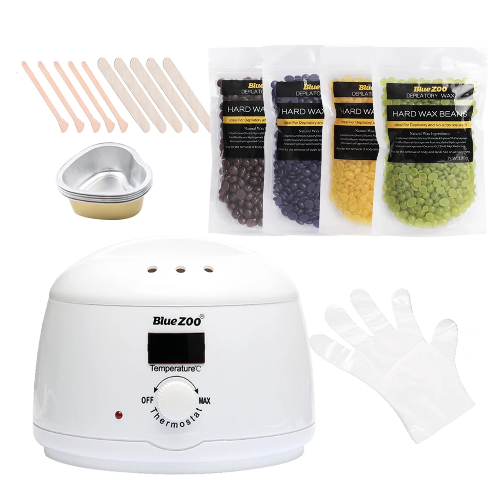 

Pearl Wax Heater Waxing Painless Hair Removal Machine Waxing Kit Device Bikini Depilatory Cream Epilator Tools For Women And Men