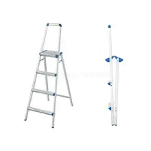 Бытовая Лестница Складная стремянка из алюминиевого сплава поручень ступенька безопасности Подлинная гарантия
