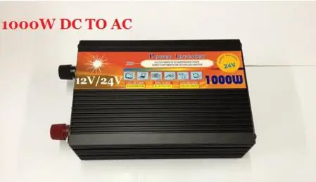 

peak power 2000W power inverter rated power 1000W Modified Sine Wave 12v/24v DC input to 220v AC output Power Inverter
