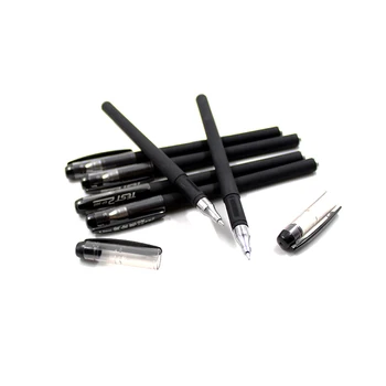 

New gel pen 0.5mm refill black scrub pen student office sign pen writing supplies promotional gifts stationery