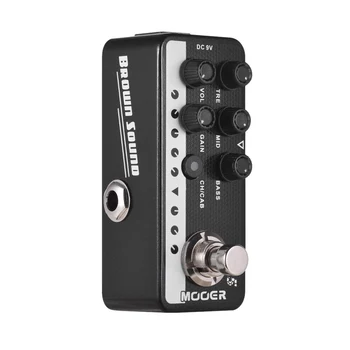 

Mooer MICRO PREAMP Series 015 BROWN SOUND 90's Style Digital Preamp Preamplifier Guitar Effect Pedal Dual Channels 3-Band EQ