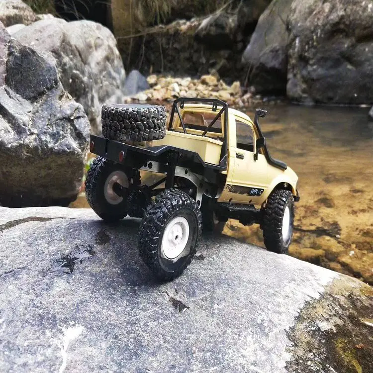 Горячая Распродажа WPL C14 1:16 весы 2 4G 2CH 4WD мини внедорожный RC полугрузовик RTR дети