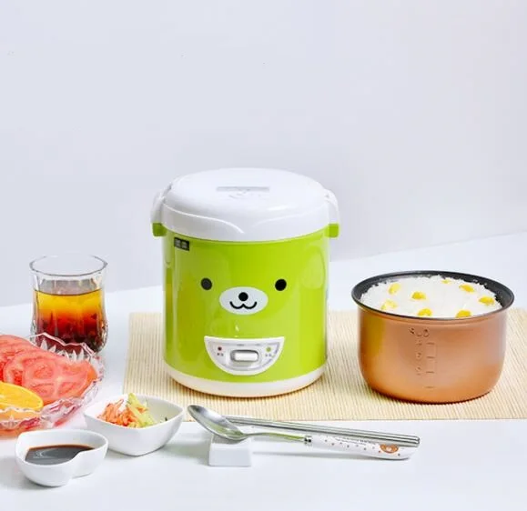 

1L Mini Multi-function Cooking Pot Electric Rice Cooker Soup Porridge Noodle insulation Steamer Stew Lunch Box for Student