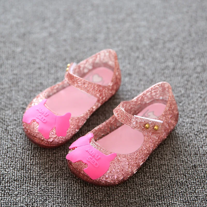 

Children Shoes Mini Girl Sandals 2019 Baby Summer girls Jelly Cartoon Children kids Shoes fashion meisjes girls flat Sandals