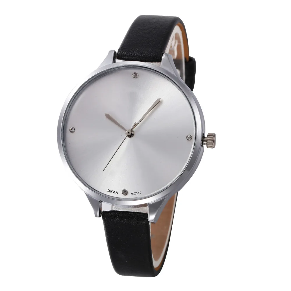 

Fashion Watch Fashion Women Casual Checkers Faux Leather Quartz Analog Wrist Watch 2017