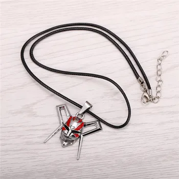 

12pcs/lot Hot Anime Bleach Metal Necklace Mask Logo Pendant Cosplay Accessories Jewelry