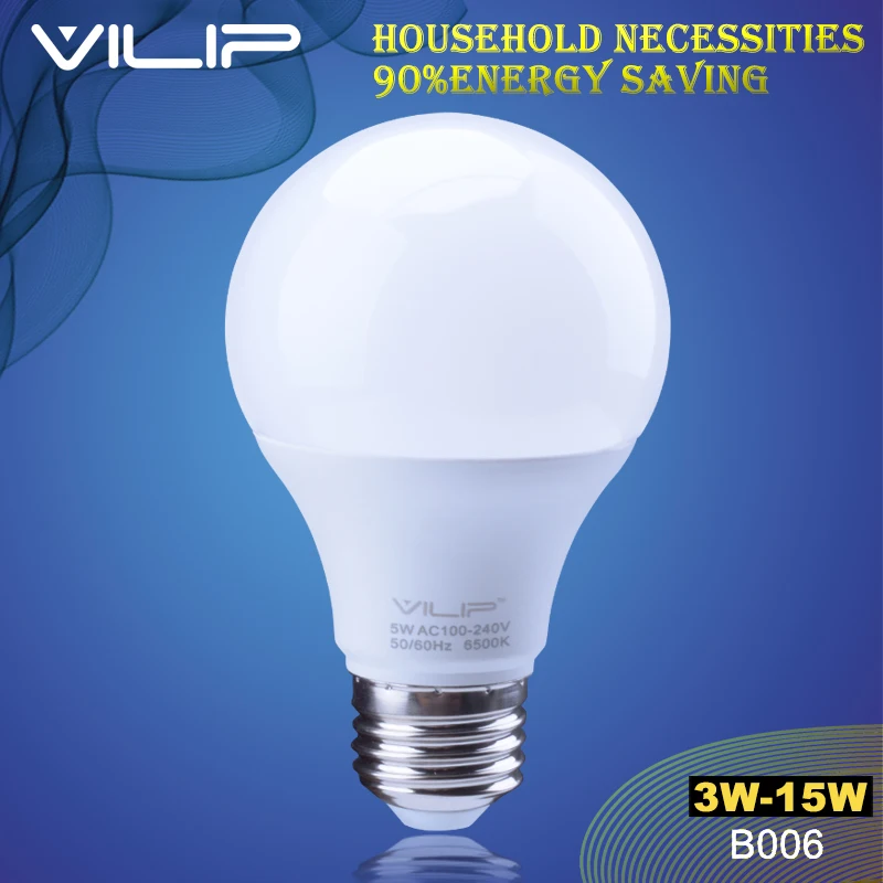 Vilip садовый свет E27 B22 светодиодная лампочка SMD2835 3 Вт 5 7 9 12 15 110 В 220 Для Дома и Офиса