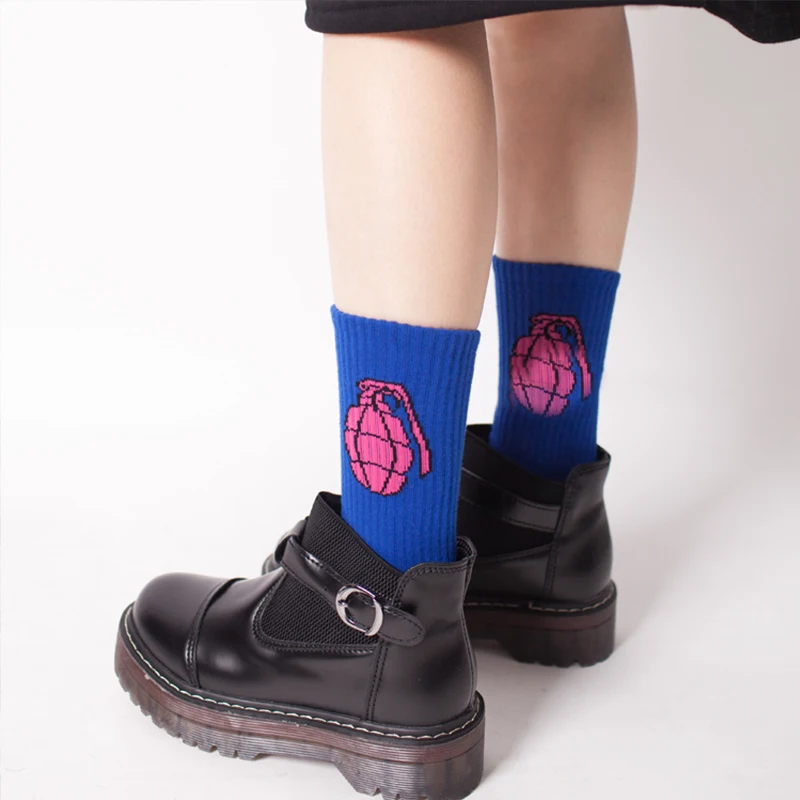1 пара модных забавных женских носков с изображением динозавра|socks pattern|socks sockcreative