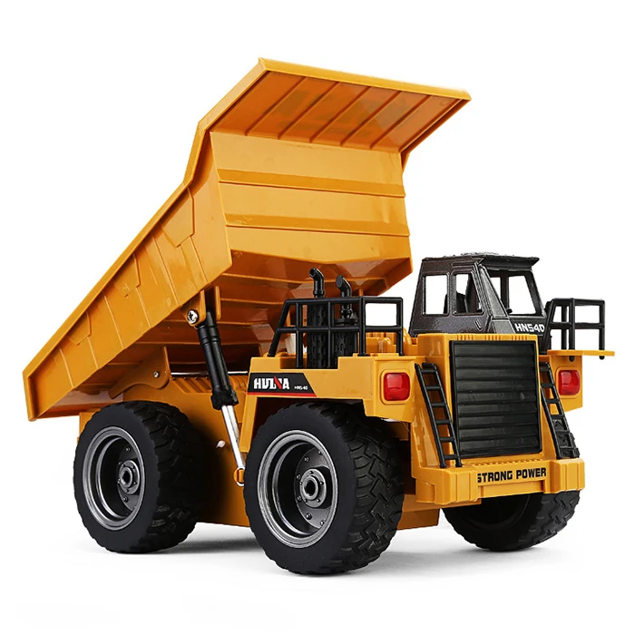 HUINA 1540 1:18 2 4G 6CH RC сплав самосвал усиленный поворот экскаватор инженерный