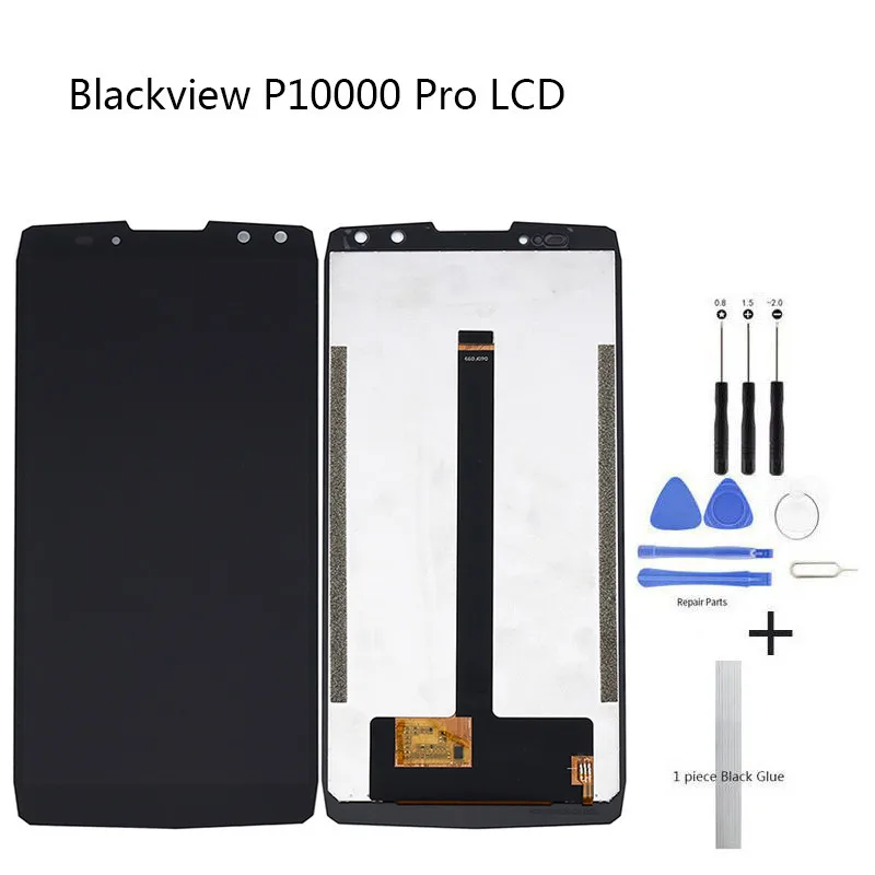 Сменный экран дисплея для BlackView P10000 Pro lcd сенсорный 5 99 дюймов черный золотой