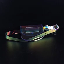 LJL Новинка весны сплошной цвет Мин-мешок ПВХ свободный пояс Женская мода tide все-матч