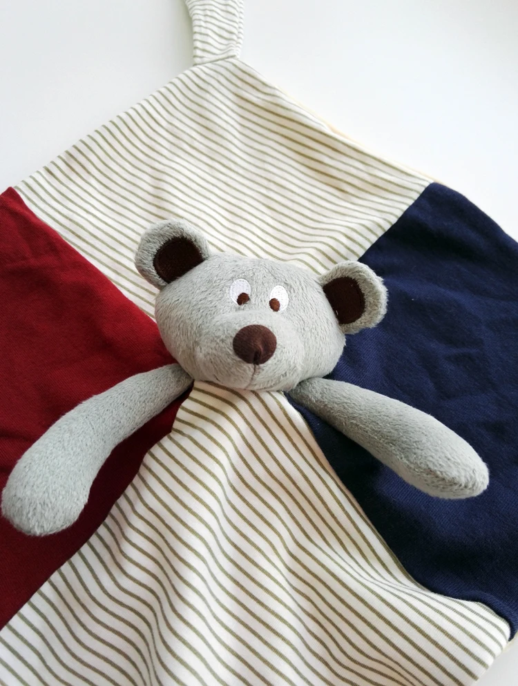 JJOVCE-Baby-Toys-Baby-Comforter-Handkerchief-Soothing-Towel-with-Teether-Rattles-Plush-Bear-Doll-for-Baby-Sensory-Development-06