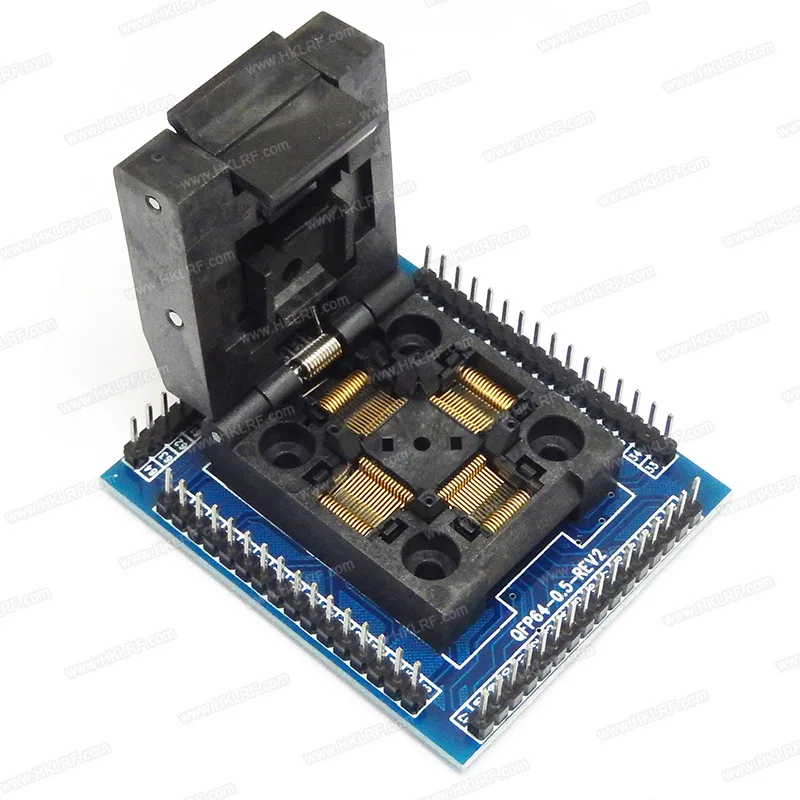 

QFP64 to DIP64 CHIP Programmer Socket QFP64-0.5-REV1 QFP64-0.5-REV2 adapter Programmer Adapter QFP64 LQFP64 TQFP64 CQFP64