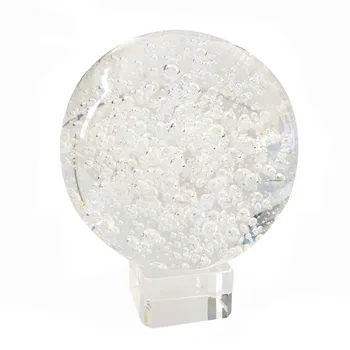 

60mm 1pcs Crystal Bubble Balls Crystal Base For DIY Handicrafts Free Shipping