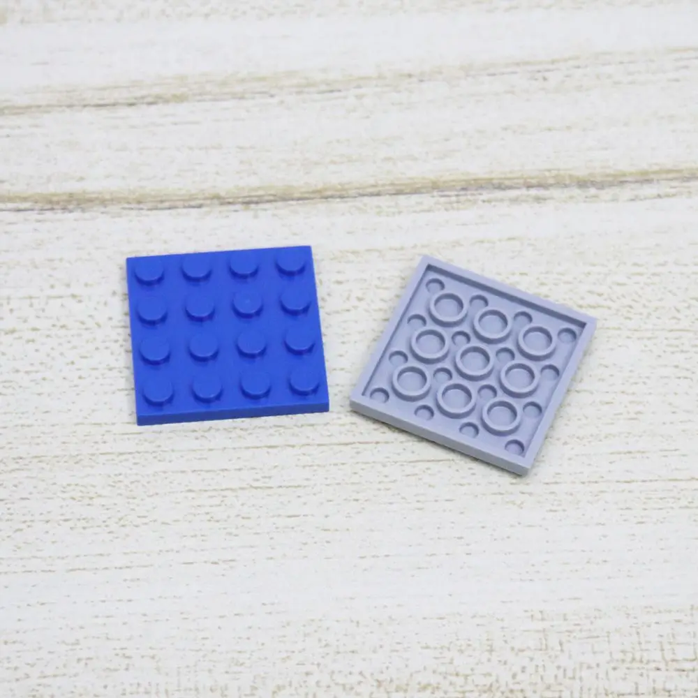 100 шт. пластины 4X4 строительные блоки MOC части 3031 DIY креативные игрушки для детей