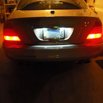 

2 Pcs 18 LED License Plate Light for MERCEDES BENZ W220 99-05 F-Best