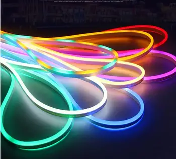 

30 Meters 2835 SMD flex neon warm white LED Neon Flexible;120LEDs/m Building Decoration Neon rope/ led soft tube light