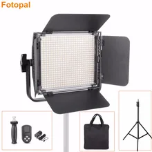 EACHSHOT ES600D CRI95+600 PCS Bulb 36W Daylight Dimmable Led Video Continuous Light Aluminum Panel /w 99 Channels Remote Control eachshot