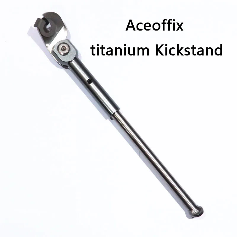 

Ace 88 g 235 mm ultra light titanium BMX bicycle parking rack Kickstand titanium alloy foot support for Brompton folding Bi