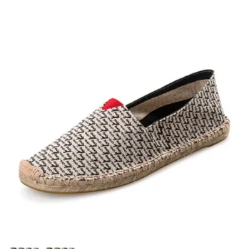 

Wo-men Flats Shoes Casual Slip On Flats Canvas Shoes For Lovers Men Espadrilles Loafers Shoes Woman Plus Size 25-65 2d61