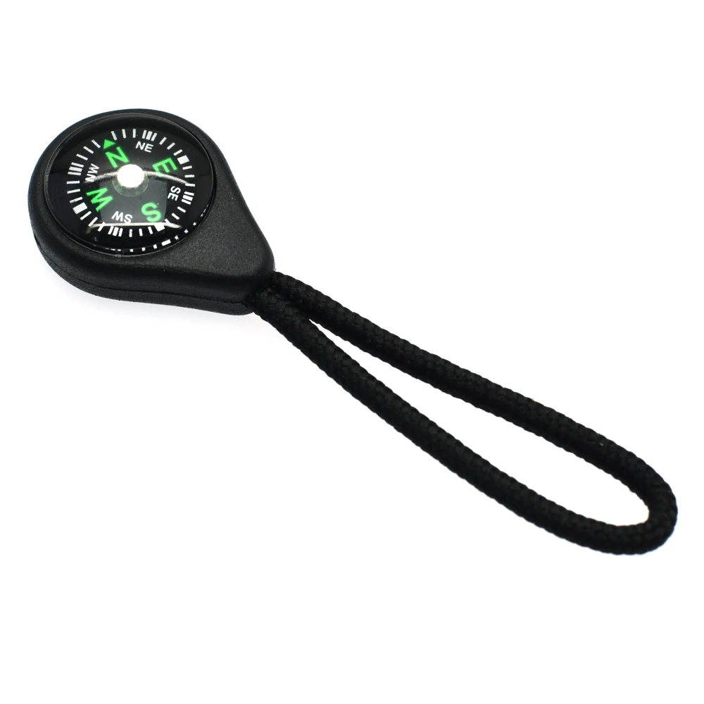 Plastic Compass Zipper Pull With Strap For Backpack Gym Suit garment Accessories 2pcs, zipper pullers,zipper accessories