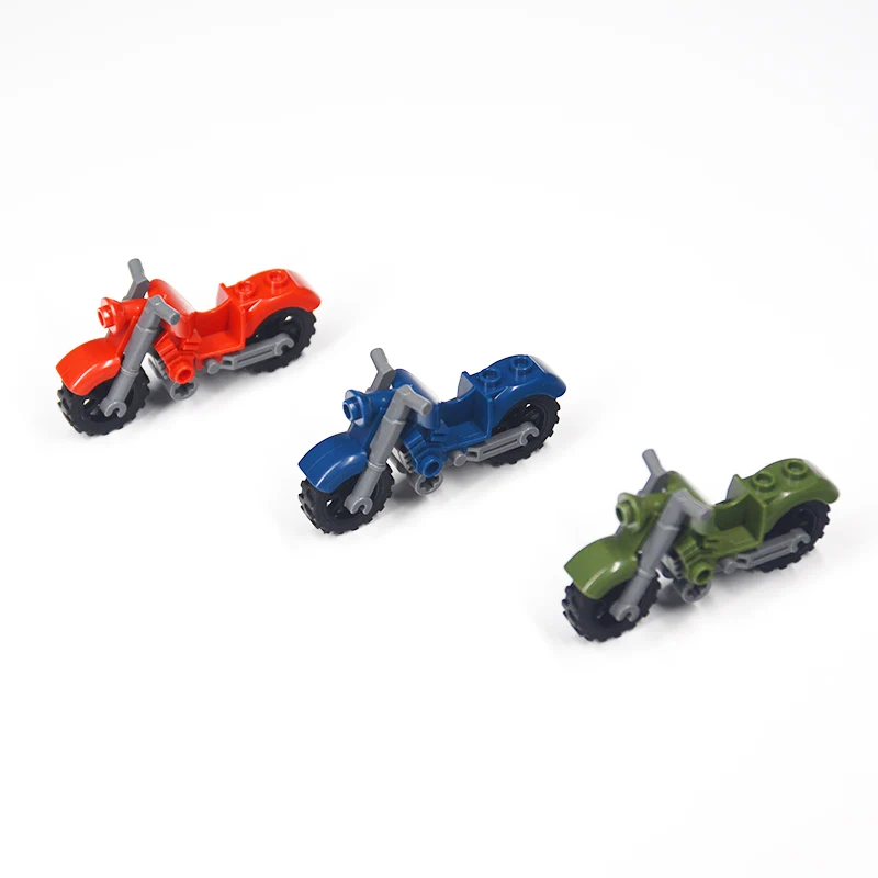 

City Building Blocks Series Harley Motorcycle MOC Friends Military building blocks Brick Compatible Legoing DIY Toy For Kids