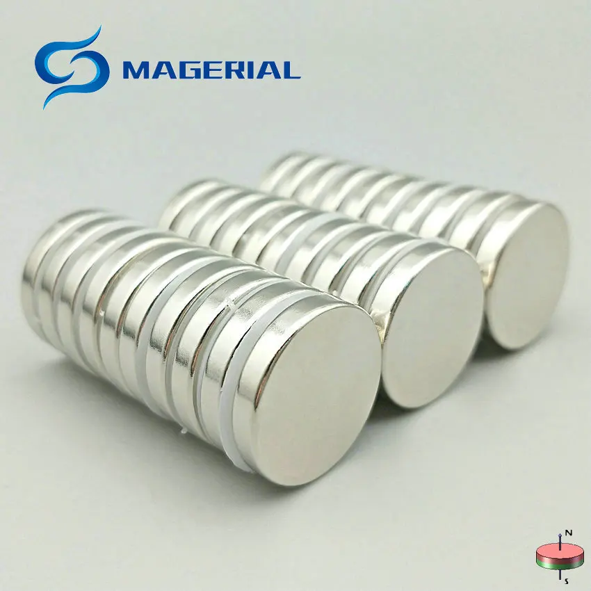1 pack NdFeB Disc Dia. 20x3.5 mm 0.79" Cylinder N38 Strong