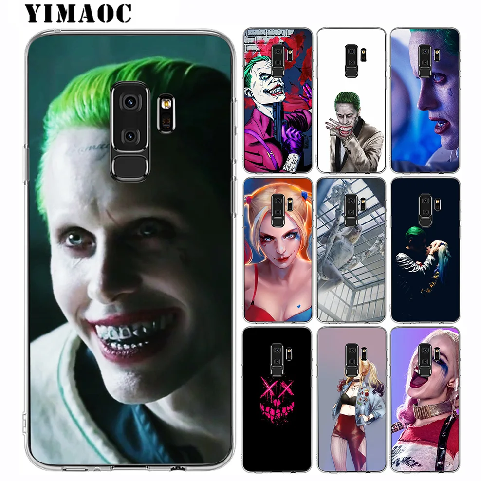 

YIMAOC Suicide Squad Joker Soft Silicone Case for Samsung Galaxy A5 A6 Plus A7 A8 A9 2018 J3 J5 J6 J7 2016 2017 EU Version