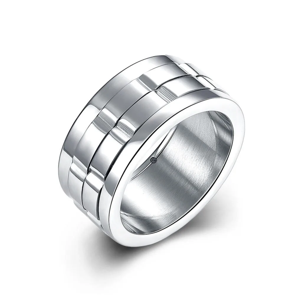 

R009 2016 New Top QualityTitanium Europe Hot Personality Wide Titanium Steel Ring for Men's Wedding Party Jewelry Finger Ring