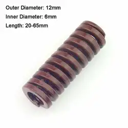 2 шт. коричневый сверхтяжелый компрессионный пружинный наружный диаметр 12 мм внутренний диаметр 6 мм длина 20-65 мм
