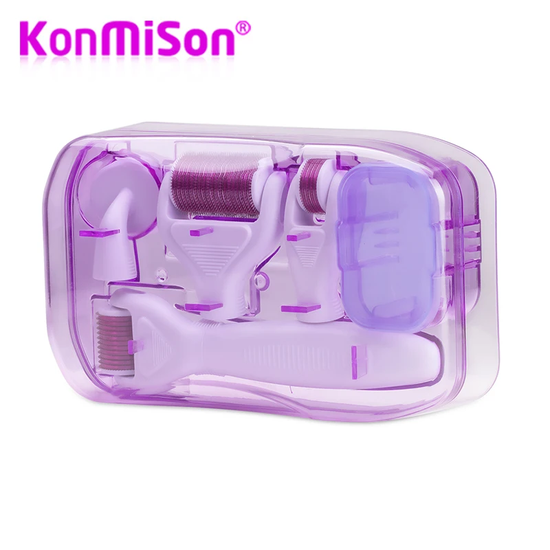 

Original DRS 6 in 1 Derma Roller Microneedle Kits For Multiple Skin Care Rejuvenation Treatment Needles Microdermabrasion Rollor