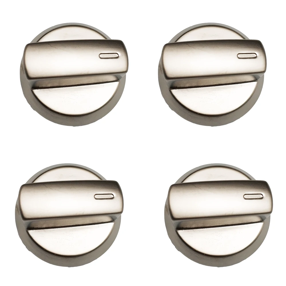 

MENSI 4 Pieces Gas Cooker Range Universal Metal Rotary Switch Control Knobs Replacement Accessories for Stove 4PCS/Lot