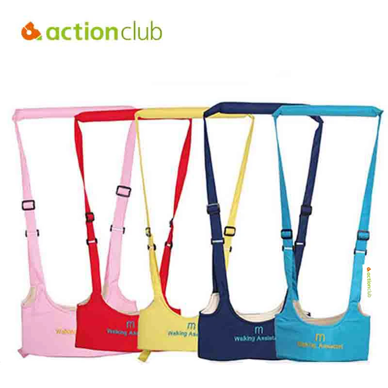 

Actionclub New Popular Infant Child Kid Baby Walker Learn Walking Assistant Trainer Gear Safety Harness Belt Rein first walker