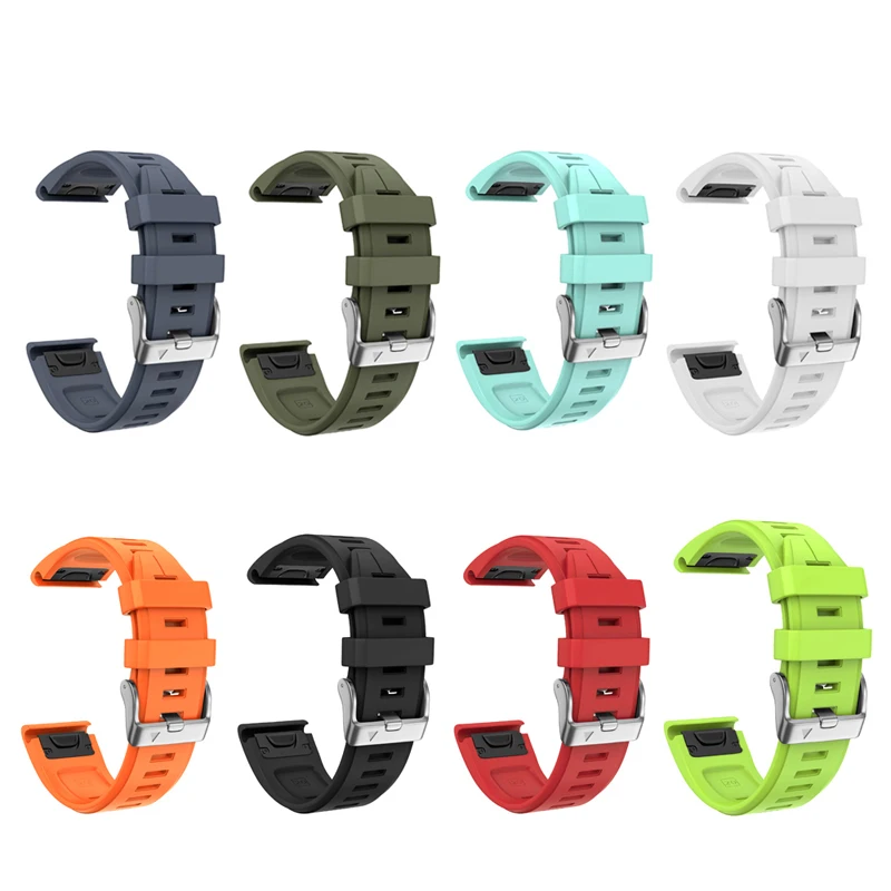 

20 22 26MM Silicone Watchband for Garmin Fenix 5X 5 5X Plus 3 3HR 5S 5S Plus S60 MK1 D2 Watch Quick Release Easyfit Wrist Strap