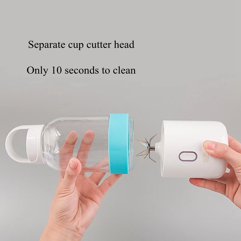 1PCS Mini fruit juice machine Fruit and vegetable juicer Portable mixer Household USB interface charging Juice Cup | Бытовая техника
