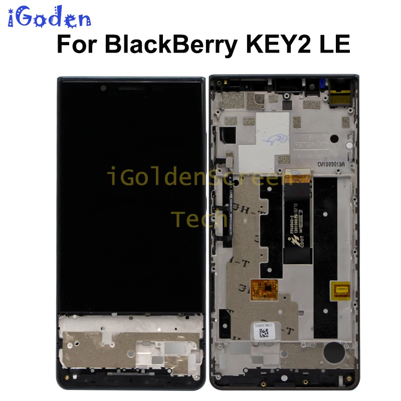 Для BlackBerry key2 le ЖК-дисплей + фото с рамкой для замены keytwo LCD кодирующий