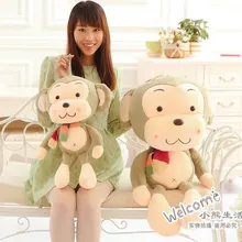 Около 45 см прекрасный шарф плюшевая обезьянка игрушка кукла рождественский подарок w6245