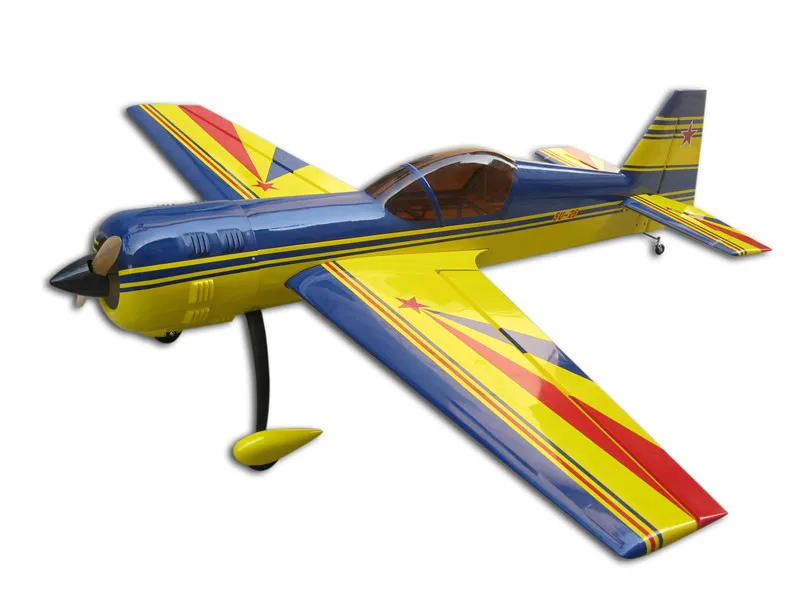 Дерево RC Fixed Wing самолет с газовым двигателем 88.9in/2260mm SU 26 50cc 3D воздушная деревянная